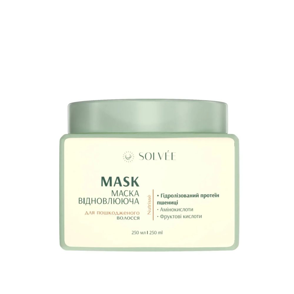Solvée Nutrissé Маска відновлююча для пошкодженого волосся